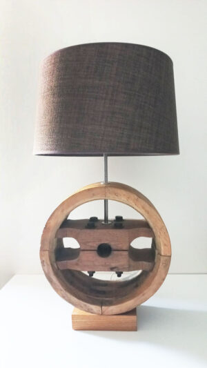 GRANDE LAMPE POULIE - Créateur de Montagnes